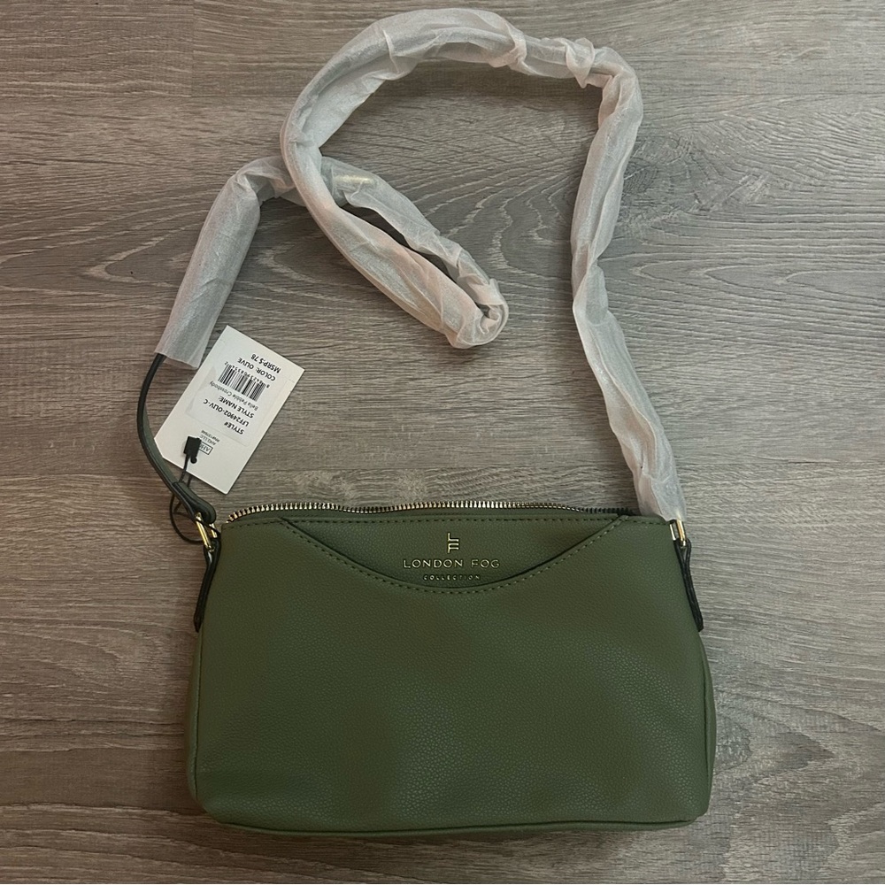 NWT London Fog Bella Pebble Crossbody - Picture 6 of 9